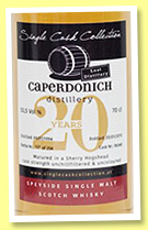 Caperdonich 20 yo 1994/2015 (53.5%, Single Cask Collection, sherry hogshead, cask #96540, 254 bottles)