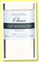 Chase (46%, OB, Islay cask aged vodka, 480 bottles, +/-2017)