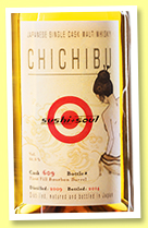 Chichibu 2009/2014 (61.6%, OB, Japan, for Sushi + Soul Germany, first fill bourbon barrel, cask #609) Chichibu 2009/2014 (61.6%, OB, Japan, for Sushi + Soul Germany, first fill bourbon barrel, cask #609)