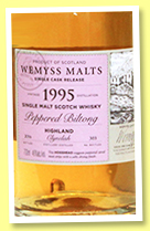 Clynelish 1995/2016 ‘Peppered Biltong’ (46%, Wemyss Malts, hogshead, 303 bottles) Clynelish 1995/2016 ‘Peppered Biltong’ (46%, Wemyss Malts, hogshead, 303 bottles)