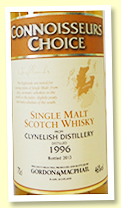Clynelish 1996/2013 (46%, Gordon & MacPhail, Connoisseur’s Choice) Clynelish 1996/2013 (46%, Gordon & MacPhail, Connoisseur’s Choice)