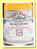 Clynelish 20 yo 1996/2017 (55.5%, Hunter Laing, Old & Rare, refill hogshead, 295 bottles) Clynelish 20 yo 1996/2017 (55.5%, Hunter Laing, Old & Rare, refill hogshead, 295 bottles)