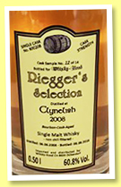 Clynelish 2008/2016 (60.8%, Riegger’s Selection for Whisky-Hood, bourbon, cask #800208) Clynelish 2008/2016 (60.8%, Riegger’s Selection for Whisky-Hood, bourbon, cask #800208)
