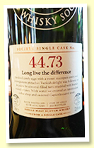 Craigellachie 25 yo 1990 (52.0%, Scotch Malt Whisky Society, #44.73 ‘Long live the difference', fefill hogshead, 312 bottles) Craigellachie 25 yo 1990 (52.0%, Scotch Malt Whisky Society, #44.73 ‘Long live the difference', fefill hogshead, 312 bottles)