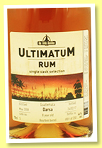 Darsa 8 yo 2008/2017 (46%, Van Wees, Ultimatum, bourbon barrel, 350 bottles) Darsa 8 yo 2008/2017 (46%, Van Wees, Ultimatum, bourbon barrel, 350 bottles)
