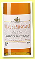 Eau de Vie de Marc de Pinot Noir (43%, OB, René de Miscault, Alsace, France, +/-2015)