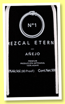 Eterno ‘Añejo No.1’ (40%, OB, mezcal, +/-2016) Eterno ‘Añejo No.1’ (40%, OB, mezcal, +/-2016)