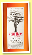 Fanny Fougerat ‘Cèdre Blanc Extra Old’ (44%, OB, cask #1, 507 bottles, +/-2016) Fanny Fougerat ‘Cèdre Blanc Extra Old’ (44%, OB, cask #1, 507 bottles, +/-2016) 