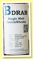 Fettercairn 7 yo 2009/2017 (60.5%, Bdram, Morrison & Makay, bourbon barrel, cask #1119, 270 bottles) Fettercairn 7 yo 2009/2017 (60.5%, Bdram, Morrison & Makay, bourbon barrel, cask #1119, 270 bottles)