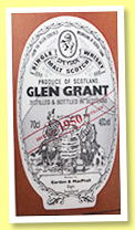 Glen Grant 1950/2007 (40%, Gordon & MacPhail, Glen Grant Collection, licensed bottling, hogshead and sherry butt, casks #853+2734, 668 bottles) Glen Grant 1950/2007 (40%, Gordon & MacPhail, Glen Grant Collection, licensed bottling, hogshead and sherry butt, casks #853+2734, 668 bottles)