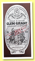 Glen Grant 1955/2012 (40%, Gordon & MacPhail, Glen Grant Collection, licensed bottling, first fill sherry butt, cask #833, 484 bottles) Glen Grant 1955/2012 (40%, Gordon & MacPhail, Glen Grant Collection, licensed bottling, first fill sherry butt, cask #833, 484 bottles)