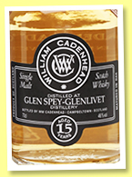 Glen Spey-Glenlivet 15 yo 2001/2017 (46%, Cadenhead, Small Batch, bourbon hogshead, 720 bottles)