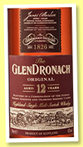 Glendronach 12 yo ‘Original’ (43%, OB, +/-2016)