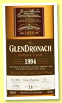 Glendronach 14 yo 1994/2009 (58.5%, OB, for Parker’s Whisky, oloroso puncheon, cask #2311, 596 bottles)