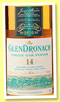 Glendronach 14 yo 'Virgin Oak Finish' (46%, OB, +/-2016)