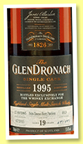 Glendronach 19 yo 1995/2015 (55.4%, OB for The Whisky Exchange, Pedro Ximenez puncheon, cask #4028, 697 bottles)
