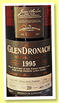 Glendronach 20 yo 1995/2016 (54.9%, OB, oloroso sherry butt, cask #1709, 673 bottles) 