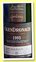 Glendronach 21 yo 1993/2014 (58.1%, OB, for Beija-Flor and Silver Seal, oloroso sherry butt, cask #35, 605 bottles) 