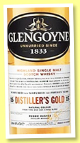 Glengoyne 15 yo ‘Distiller's Gold’ (40%, OB, +/-2017) Glengoyne 15 yo ‘Distiller's Gold’ (40%, OB, +/-2017)