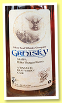 Grhisky (41%, Silver Seal, grappa, +/-2017) 