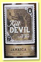 Hampden 18 yo 1998/2017 ‘HTR’ (46%, Hunter Laing, Kill Devil, Jamaica, 381 bottles) Hampden 18 yo 1998/2017 ‘HTR’ (46%, Hunter Laing, Kill Devil, Jamaica, 381 bottles)