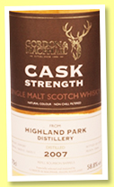 Highland Park 2007/2016 (58.8%, Gordon & MacPhail, Cask Strength, refill bourbon barrels, casks # 15603510-15603515)