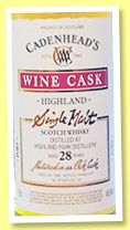 Highland Park 28 yo 1988/2017 (49.6%, Cadenhead, Wine Cask, 222 bottles)