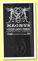 Highland Park ‘Magnus’ (40%, OB, 2017)