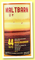 Invergordon 44 yo 1973/2017 (48.5%, Maltbarn, bourbon, 135 bottles)