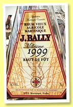 J. Bally 1999/2017 ‘Brut de Fût’ (54.5%, Martinique, agricole, for La Maison du Whisky) J. Bally 1999/2017 ‘Brut de Fût’ (54.5%, Martinique, agricole, for La Maison du Whisky)