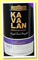 Kavalan 2010/2016 'Solist' (54%, OB, Taiwan, for Asia Palate Association, Moscatel sherry cask, cask #MO100623025A, 496 bottles) Kavalan 2010/2016 'Solist' (54%, OB, Taiwan, for Asia Palate Association, Moscatel sherry cask, cask #MO100623025A, 496 bottles)