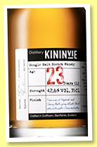 Kininvie 23 yo (42.6%, OB, 35cl, +/-2017) Kininvie 23 yo (42.6%, OB, 35cl, +/-2017)