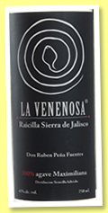 La Venenosa ‘Sierra Occidental de Jalisco’ (42%, OB, Raicilla, +/-2015) La Venenosa ‘Sierra Occidental de Jalisco’ (42%, OB, Raicilla, +/-2015)