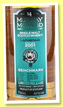 Laphroaig 14 yo 2001/2015 (46%, Murray McDavid, Benchmark, bourbon, cask #372) Laphroaig 14 yo 2001/2015 (46%, Murray McDavid, Benchmark, bourbon, cask #372)