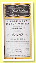 Laphroaig 16 yo 2000/2017 (58.1%, Hunter Laing, The First Editions, cask #13277, 306 bottles) Laphroaig 16 yo 2000/2017 (58.1%, Hunter Laing, The First Editions, cask #13277, 306 bottles)