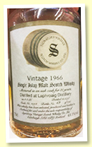 Laphroaig 31 yo 1966/1997 (49.3%, Signatory Vintage, cask #1094, 210 bottles) Laphroaig 31 yo 1966/1997 (49.3%, Signatory Vintage, cask #1094, 210 bottles)