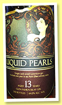 Liquid Pearls 13 yo (64.2%, Glen Fahrn, Scottish gin, 330 bottles, 2012) 