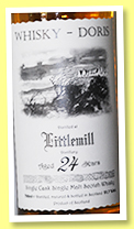 Littlemill 24 yo 1989/2014 (51.7%, Whisky-Doris, bourbon hogshead, cask #32, 357 bottles) Littlemill 24 yo 1989/2014 (51.7%, Whisky-Doris, bourbon hogshead, cask #32, 357 bottles)