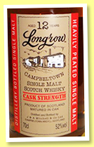 Longrow 12 yo 1998/2011 (52%, OB, exclusive to Dugas, France, Madeira wood, cask #341, 268 bottles) Longrow 12 yo 1998/2011 (52%, OB, exclusive to Dugas, France, Madeira wood, cask #341, 268 bottles)