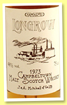 Longrow 16 yo 1973 (48%, Samaroli, 240 bottles, +/-1989) Longrow 16 yo 1973 (48%, Samaroli, 240 bottles, +/-1989)