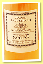 Paul Giraud ‘Napoléon’ (40%, OB, Grande Champagne, +/-2016)