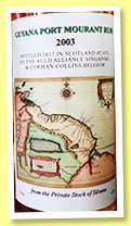 Port Mourant 2003/2017 (45%, The Auld Alliance and Corman-Collins, Guyana, 500 bottles) Port Mourant 2003/2017 (45%, The Auld Alliance and Corman-Collins, Guyana, 500 bottles)