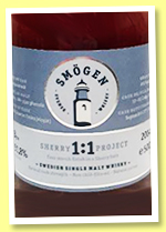 Smögen 3 yo ‘Sherry 1:1’ (51.8%, OB, Sweden, casks #32-35, 932 bottles, 2014) Smögen 3 yo ‘Sherry 1:1’ (51.8%, OB, Sweden, casks #32-35, 932 bottles, 2014)
