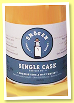 Smögen 5 yo 2012/2017 (61.3%, OB, Sweden, bourbon barrel, cask #18/2012, 276 bottles) Smögen 5 yo 2012/2017 (61.3%, OB, Sweden, bourbon barrel, cask #18/2012, 276 bottles)