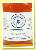 Smögen 2011/2016 (60.5%, OB, Sweden, for Tommy Andersen, Sauternes, cask #55/2011, 85 bottles) Smögen 2011/2016 (60.5%, OB, Sweden, for Tommy Andersen, Sauternes, cask #55/2011, 85 bottles)