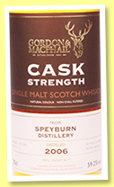 Speyburn 2006/2016 (59.2%, Gordon & MacPhail, Cask Strength, refill sherry butt, cask #173)