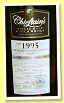 Speyside 20 yo 1995/2015 (53.6%, Chieftain’s, single malt, first fill sherry butt, cask # 1378, 645 bottles) Speyside 20 yo 1995/2015 (53.6%, Chieftain’s, single malt, first fill sherry butt, cask # 1378, 645 bottles)