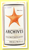 Speyside 43 yo 1973/2017 (46.5%, Archives, butt, cask #9, 120 bottles) Speyside 43 yo 1973/2017 (46.5%, Archives, butt, cask #9, 120 bottles)