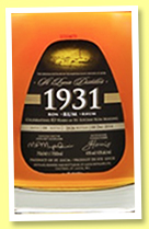 St. Lucia Distillers '1931 Fourth Edition' (43%, OB, St. Lucia, 83rd Anniversary, 2015) St. Lucia Distillers '1931 Fourth Edition' (43%, OB, St. Lucia, 83rd Anniversary, 2015)