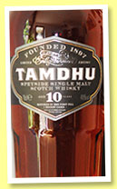 Tamdhu 10 yo ‘Sherry Casks’ (46%, OB, 1000 bottles, +/-2104)